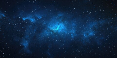 Poster - High definition star field background in a 3D cartoon rendering Colorful starry night sky with a textured outer space backdrop