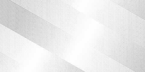 Abstract thin black and white gradient silver tech stripe diagonal line vector carve wave minimal texture. vector illustration monochrome stripe pattern technology web graphic design.