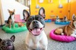 © Alex89 - French Bulldog in a dog hotel. A pet daycare center
