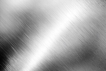 Silver Stainless Steel Texture Background , ai