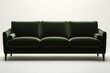 © Shebi Lens - Stylish dark green sofa, emphasizing a low-profile contemporary design.