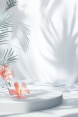 Wall Mural - Floral Minimalist Scene.