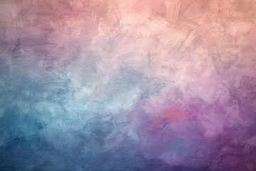 Wall Mural - Soft pastel hues gently transition across a vibrant abstract painting featuring shades of blue, pink, and purple, Soft pastel hues gently transitioning across the canvas