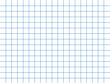 © Murasaki - blue grid square graph line full page on white paper background