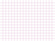 © Murasaki - pink grid square graph line full page on white paper background