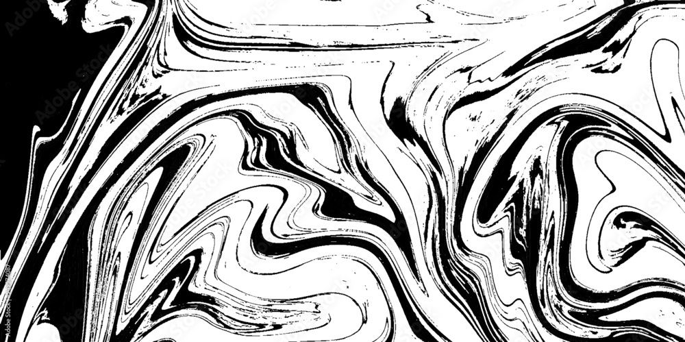 Vector black and white marble background. Decorative marble texture ...