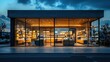 © gacor - Modern Retail Store with Illuminated Interior