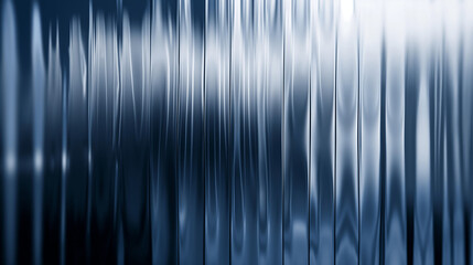 Wall Mural - Abstract vertical wave patterns in bright blue, sky blue, and white colors  on a textured background