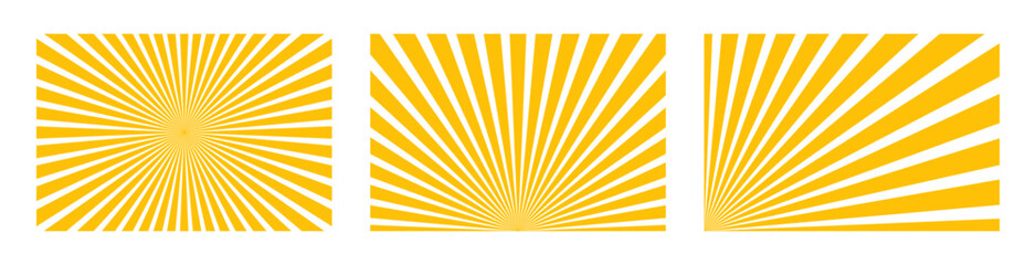 yellow light beam background vector