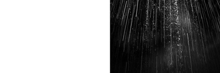 Canvas Print - PNG Abstract light streaks rain contrast