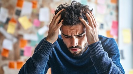 Wall Mural - Mental Health Disorders and Their Impact. The prevalence of mental health disorders, including depression and anxiety, and their effects on overall health and society.