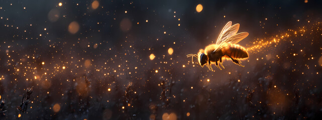 Wall Mural - Firefly Bee