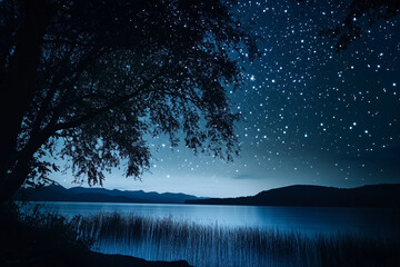 Wall Mural - The Delta Aquarids Meteor Shower Lights Up the Summer Night