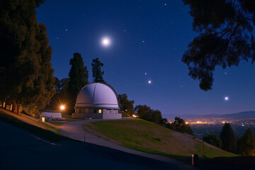 Wall Mural - Observatory's Clear View of the Planet Parade