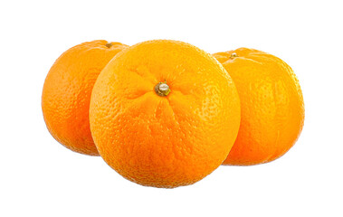 Wall Mural - orange fruit isolated on white background