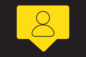 Wall Mural - Followers notifications, Social media notifications icons