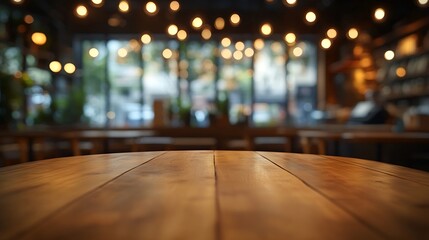 Leinwandbilder - Blur Thai style interior restaurantBackground blurred couter coffee bar Resturant cafe cafe blurred background with bokeh : Generative AI
