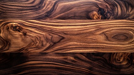 Aufkleber - Ivory Walnut Planks Rich Texture of Walnut Wood Background : Generative AI