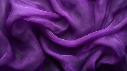 Aufkleber - Purple fabric cloth texture for background and design art work beautiful crumpled pattern of silk or linen : Generative AI