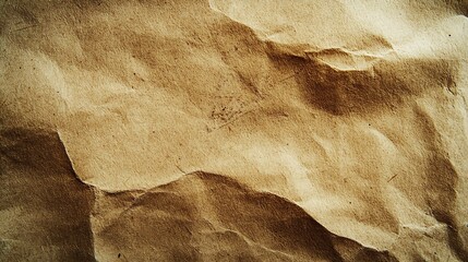 Fototapete - Brown paper texture background Beige kraft paper texture : Generative AI