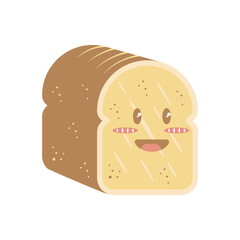 Wall Mural - Cute Bread Illustration