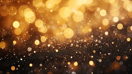 Fototapete - Elegant beige bokeh abstract background Delicate blurred wallpaper texture Template with defocused bokeh lights and copy space for business website design Banner social media advertisi : Generative AI
