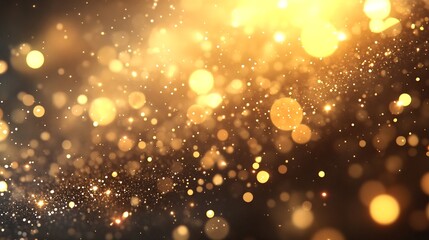 Fototapete - Elegant beige bokeh abstract background Delicate blurred wallpaper texture Template with defocused bokeh lights and copy space for business website design Banner social media advertisi : Generative AI