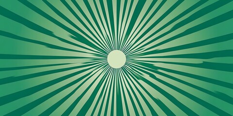 Wall Mural - Light green and beige sunburst  swirling pattern background