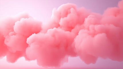 Poster - Pink clouds in the sky