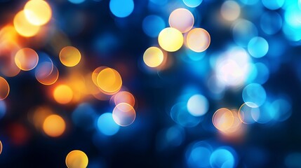 Leinwandbilder - A multi-color bokeh, raining light, blurry lights, blurry background, rainbow confetti on a black background, colorful, night lights, city lights, haze, depth of field, round bokeh, circle bokeh,