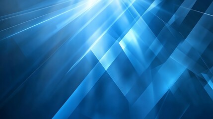Abstract Blue Light Burst