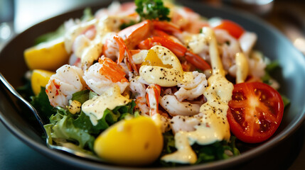 Poster - salad with vegetables