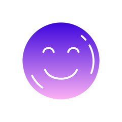 Sticker - smiling face