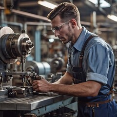 worker in workshop