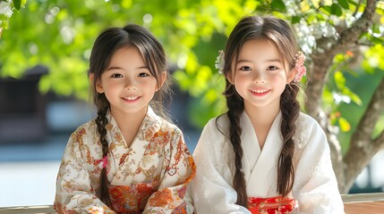 Wall Mural - portrait of children