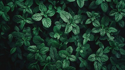 Wall Mural - Aesthetic_green_template_background