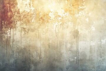 Wall Mural - Abstract Grunge Background with Faded Earth Tones and Textured Layers.
