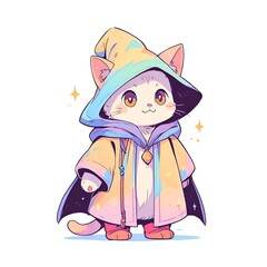 Poster - Cute Cat Wizard