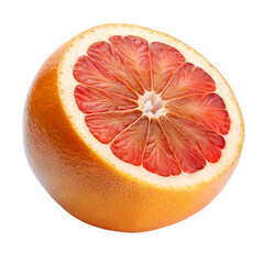 Wall Mural - Delicious halved grapefruit isolated on transparent background