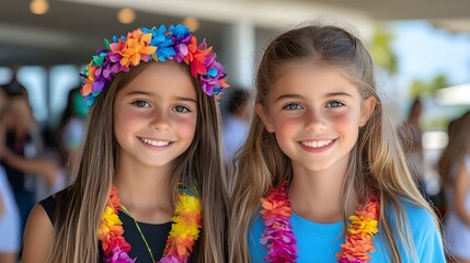 Canvas Print - portrait of children