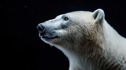 Canvas Print - Majestic Polar Bear Gaze