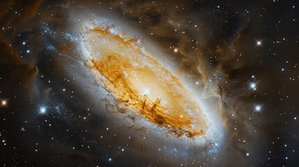 Sticker - Messier 83 - A Stunning Spiral Galaxy