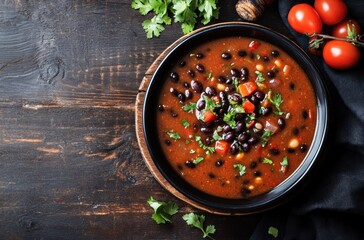 Poster - Black Bean Soup in a Bowl