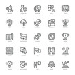 © Yaprativa - Corporate Strategy icon pack for your website, mobile, presentation, and logo design. Corporate Strategy icon outline design. Vector graphics illustration and editable stroke.