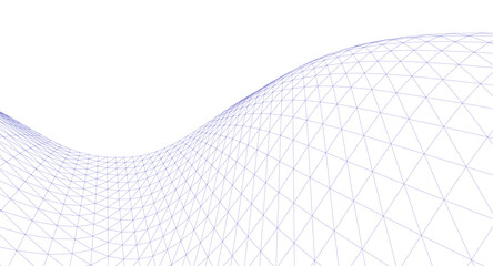 abstract geometric surface wave 3d	
