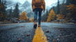 © tong2530 - individuals moving forward after divorce, such as starting new hobbies, traveling, or pursuing education.