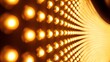 © Bundi - Glowy flood lights background with particles.