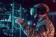 © Bundi - VR glasses for soldiers. Future military concept.