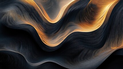 Wall Mural - elegant abstract line pattern in a continuous, flowing motion, ideal for modern backgrounds and arti
