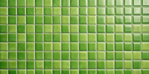 Poster - Green ceramic tile background for kitchen or bathroom decor, green, ceramic, tile, background, vintage, kitchen, bathroom, decor